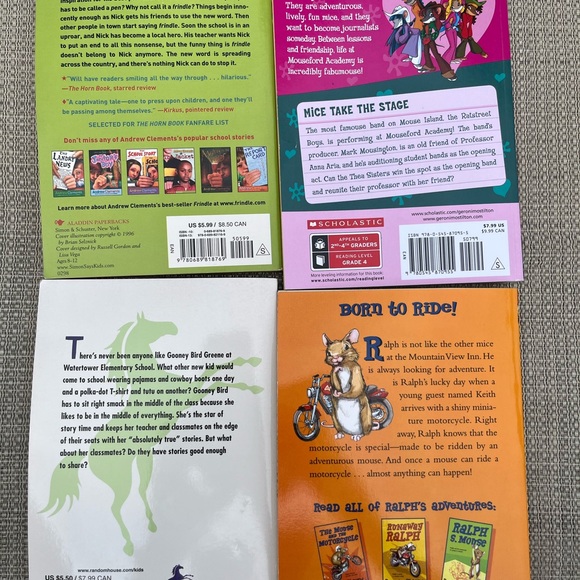 Lot of 4 books for your avid 8-12 yr old reader. Beverly Cleary and more. - Picture 2 of 2